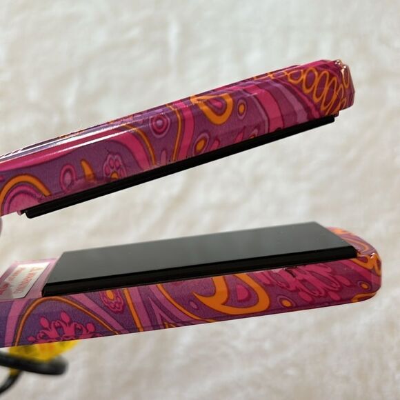 GVP Travel Flat Iron Hair Straightener Pink Purple Ombre 1 1/2 Wide - Picture 8 of 12